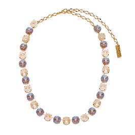 OPALESCENT SWAROVSKI CRYSTAL NECKLACE - Plus Size Collection
