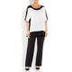 ELENA MIRO TUNIC BLACK AND WHITE