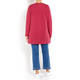 MARINA RINALDI CASHMERE CARDIGAN RED