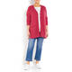 MARINA RINALDI CASHMERE CARDIGAN RED