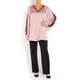 BEIGE SMART PULL-ON TROUSER BLACK