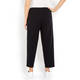 PERSONA BY MARINA RINALDI CROPPED JERSEY TROUSER BLACK