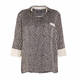 VERPASS SATIN GIRAFFE PRINT SHIRT TWINSET