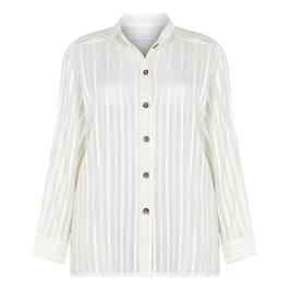 PIAZZA DELLA SCALA COTTON SILK SHIRT WITH OPTIONAL BELT - Plus Size Collection