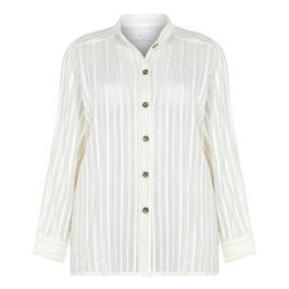 PIAZZA DELLA SCALA COTTON SILK SHIRT WITH OPTIONAL BELT - Plus Size Collection