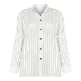 Piazza Della Scala Cotton Silk Shirt With Optional Belt - Plus Size Collection