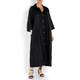 PIAZZA DELLA SCALA LINEN DRESS BLACK