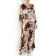 KIRSTEN KROG DRESS CAPPUCCINO