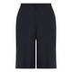 PERSONA BY MARINA RINALDI STRETCH COTTON SHORTS BLACK