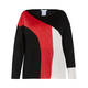 LUISA VIOLA KNITTED TUNIC BLACK RED 