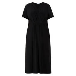 LUISA VIOLA JERSEY DRESS BLACK - Plus Size Collection