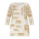 PIAZZA DELLA SCALA FINE KNIT SWEATER WITH GOLD BRUSH STROKES 