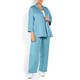 MARINA RINALDI LINEN BLEND JACKET BLUE