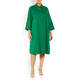 ELENA MIRO COTTON DRESS EMERALD 