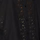 ELENA MIRO BRODERIE ANGLAIS SHIRT BLACK