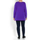 MARINA RINALDI WOOL JUMPER VIOLET
