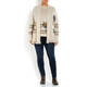 MARINA RINALDI EMBROIDERED SWEATER BEIGE