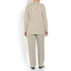 MARINA RINALDI CABLE KNIT SWEATER BEIGE