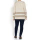 MARINA RINALDI EMBROIDERED SWEATER BEIGE