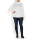 MARINA RINALDI JERSEY POLO NECK WHITE