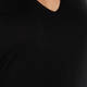 MARINA RINALDI BLACK V-NECK SWEATER