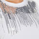 MARINA RINALDI SEQUIN T-SHIRT WHITE 