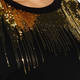 MARINA RINALDI SEQUIN T-SHIRT BLACK 