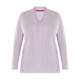 MARINA RINALDI CABLE KNIT SWEATER LILAC