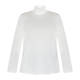 MARINA RINALDI JERSEY POLO NECK WHITE