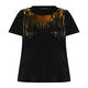 MARINA RINALDI SEQUIN T-SHIRT BLACK 