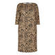 MARINA RINALDI ANIMAL PRINT JERSEY DRESS