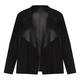 MARINA RINALDI SUEDE JACKET BLACK