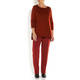 MARINA RINALDI WOOL JUMPER RUST