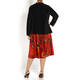 MARINA RINALDI SUEDE JACKET BLACK