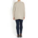 MARINA RINALDI CABLE KNIT CARDIGAN BEIGE 