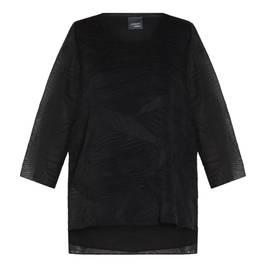 PERSONA BY MARINA RINALDI TUNIC BLACK - Plus Size Collection