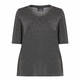 PERSONA BY MARINA RINALDI LUREX TOP BLACK