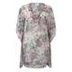 OPEN END kimono style silk chiffon Kaftan
