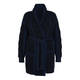 MARINA RINALDI VIRGIN WOOL LONG CARDIGAN NAVY 