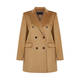 MARINA RINALDI WOOL JACKET CAMEL              