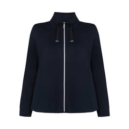PERSONA BY MARINA RINALDI HOODY NAVY - Plus Size Collection