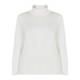 VERPASS POLO NECK WHITE FINE KNIT