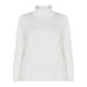 VERPASS POLO NECK WHITE FINE KNIT