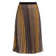 ELENA MIRO PLEATED SCARF PRINT SKIRT 