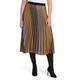 ELENA MIRO PLEATED SCARF PRINT SKIRT 