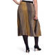 ELENA MIRO PLEATED SCARF PRINT SKIRT 