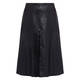 ELENA MIRO FAUX LEATHER SKIRT BLACK 