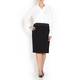 BEIGE label black elastic waistband SKIRT