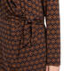 LUISA VIOLA GEOMETRIC PRINT DRESS COPPER 