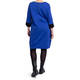 BEIGE TULIP HEM DRESS COBALT BLUE 